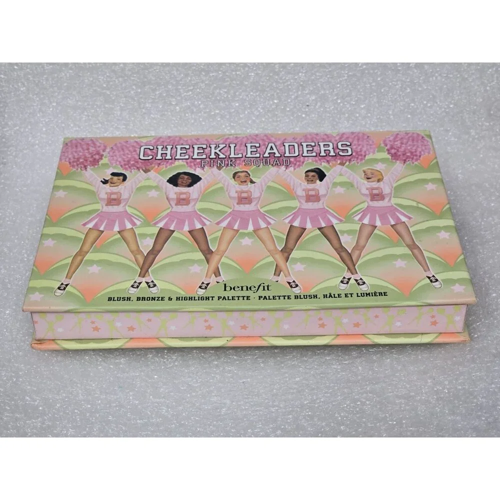 Benefit Cheekleaders Pink Squad Face Palette Blush Bronze & Highlight Set